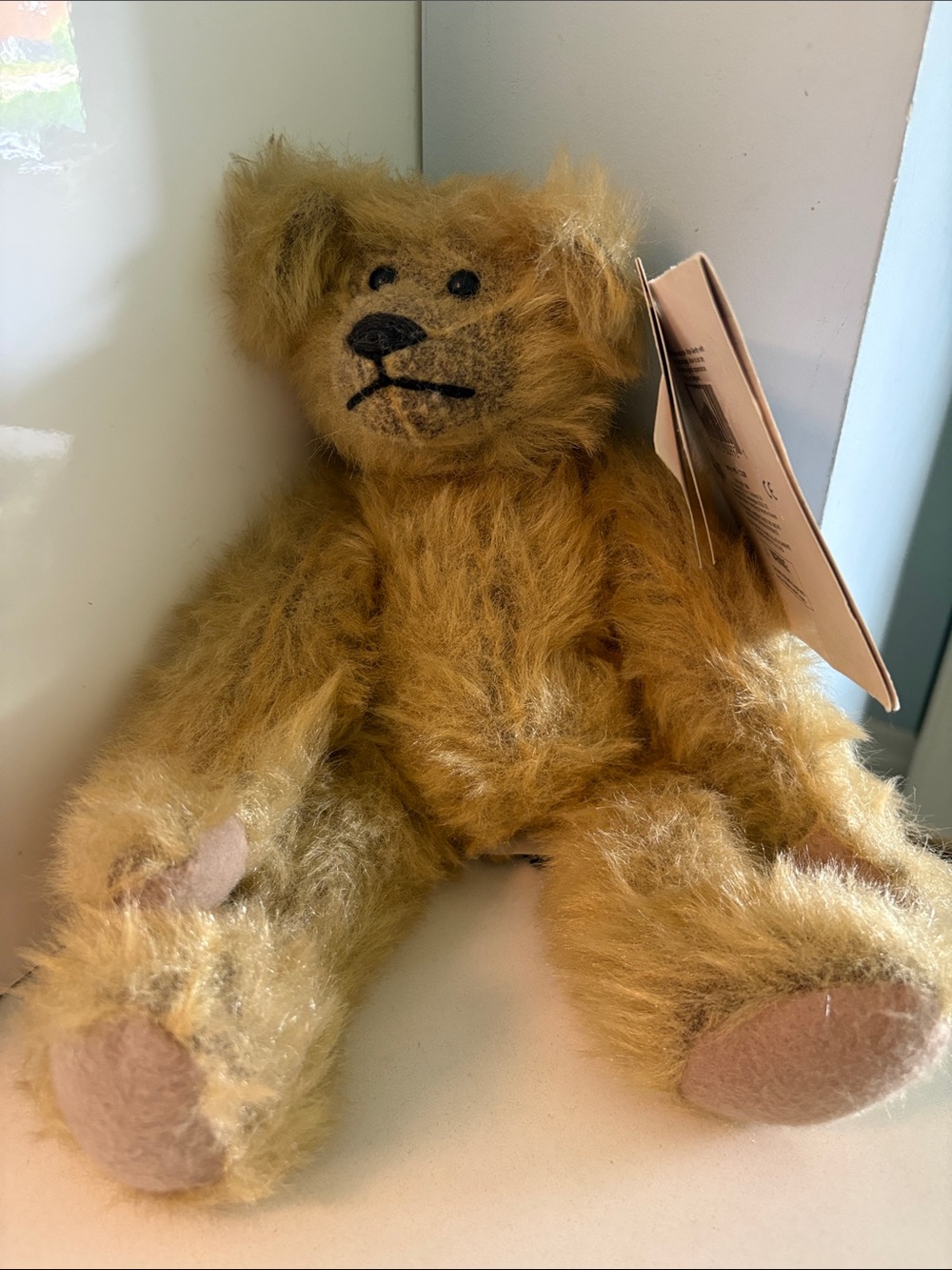 Vintage 1996 Judy Senk Russ Antique Style Golden Plush Bear ‘Colby’